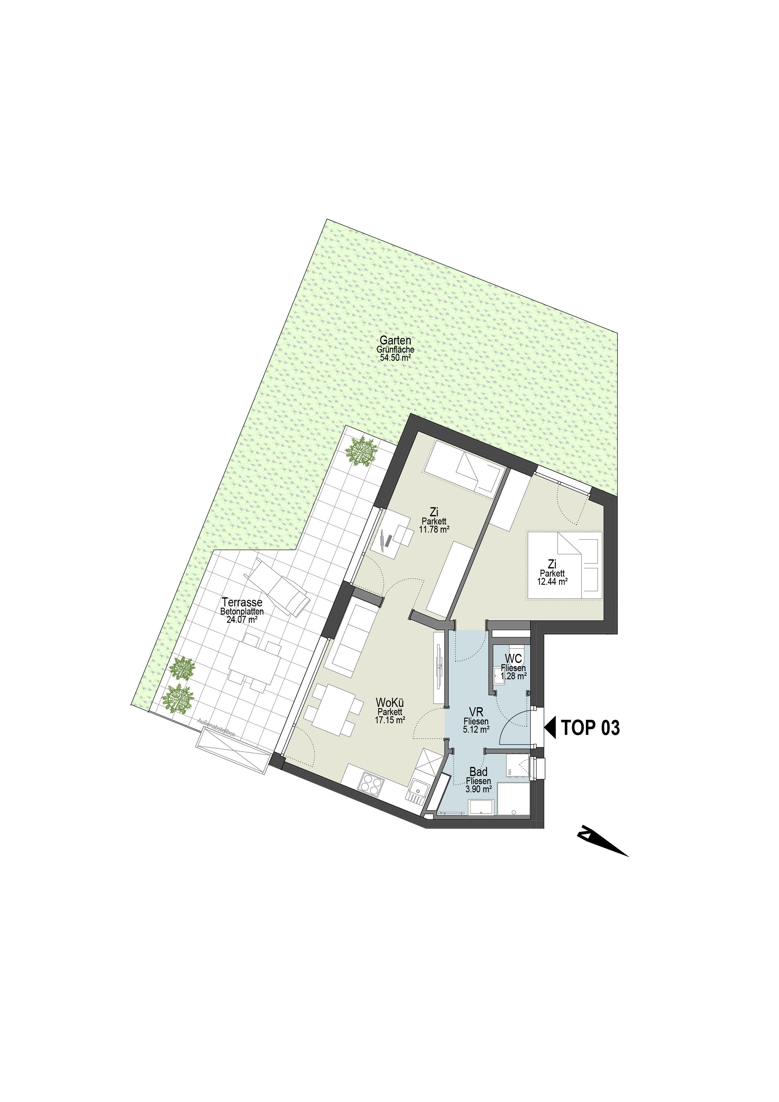 Geförderte Wohnung in ruhiger Lage