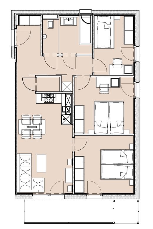 Exquisite 4-Zimmerwohnung mit großem Balkon in Kaindorf