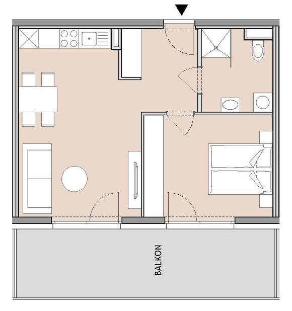 Provisionsfrei | Sonnige 2-Zimmer-Wohnung mit Balkon